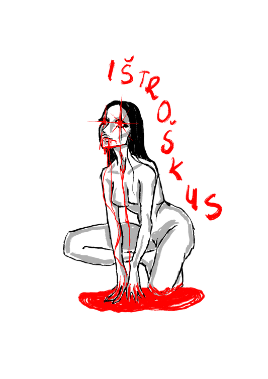 Ištroškus